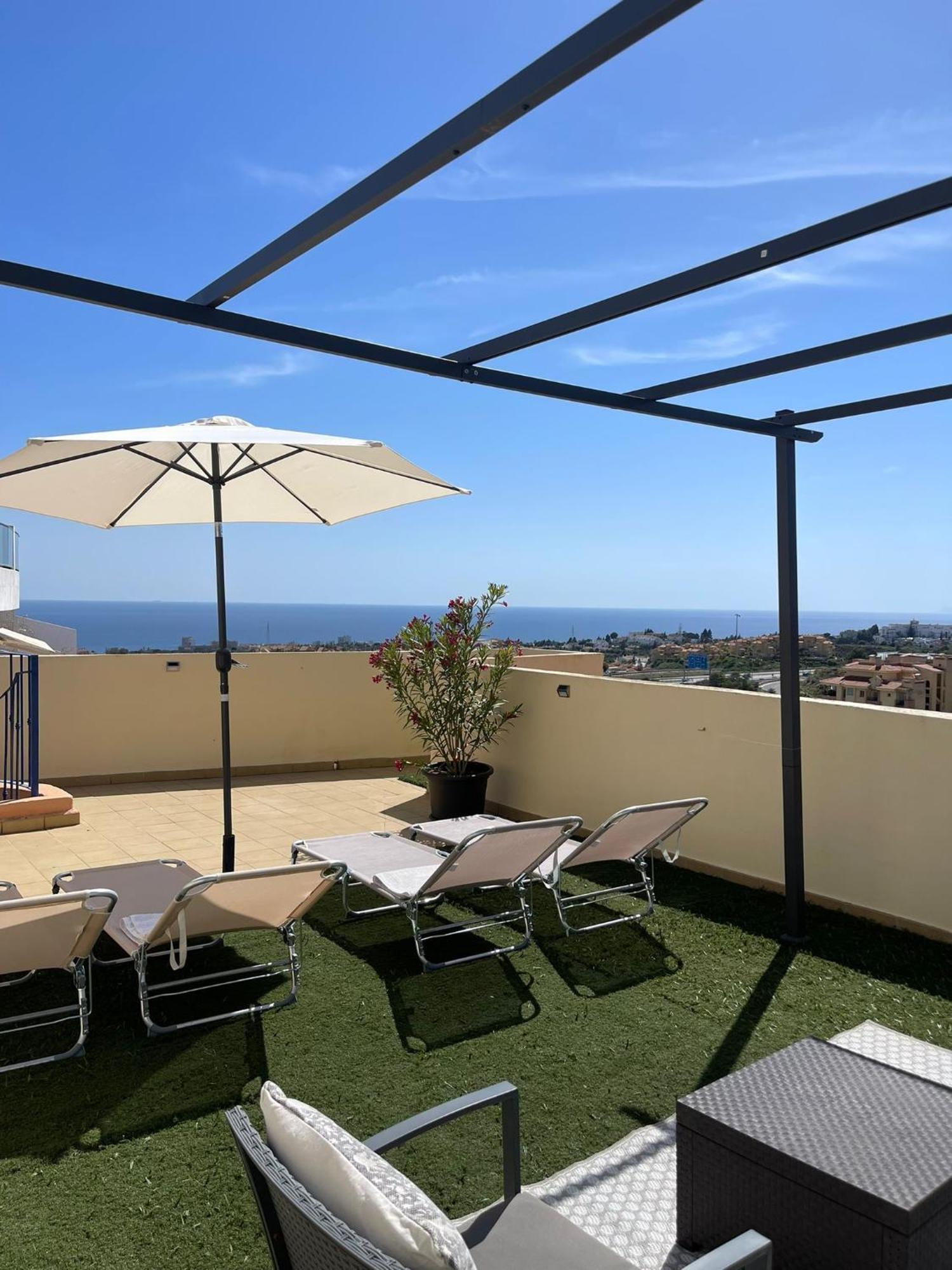 Panoramic Seaview Lägenhet Mijas Exteriör bild